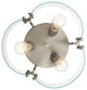 Kichler Thoreau 3 Light Semi Flush in Brushed Nickel