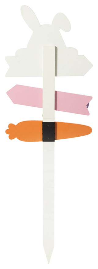 36"H Wooden Easter Bunny Yard Stake