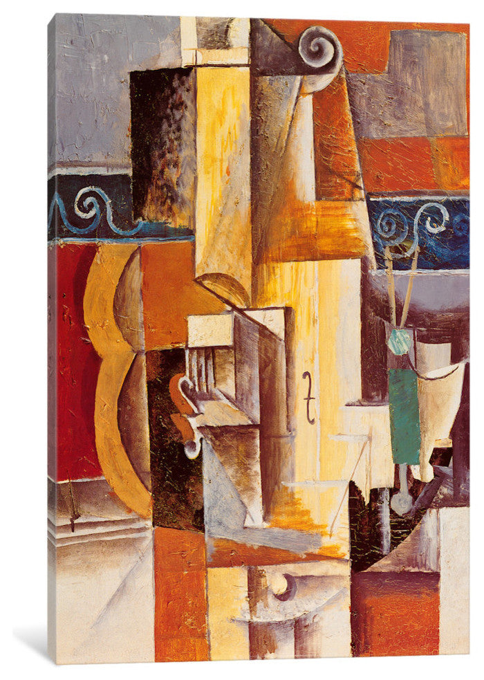 Violin and Guitar by Pablo Picasso