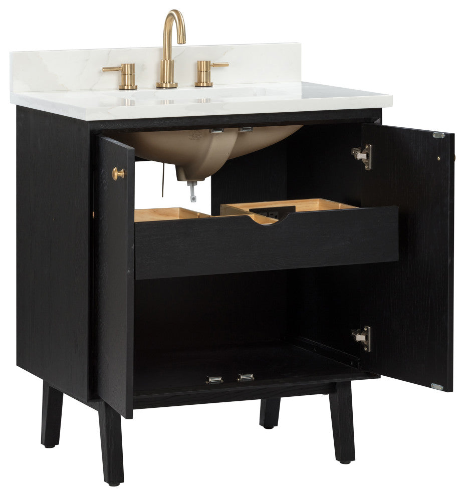 Adelle Vanity Combo Collection, Black, 31