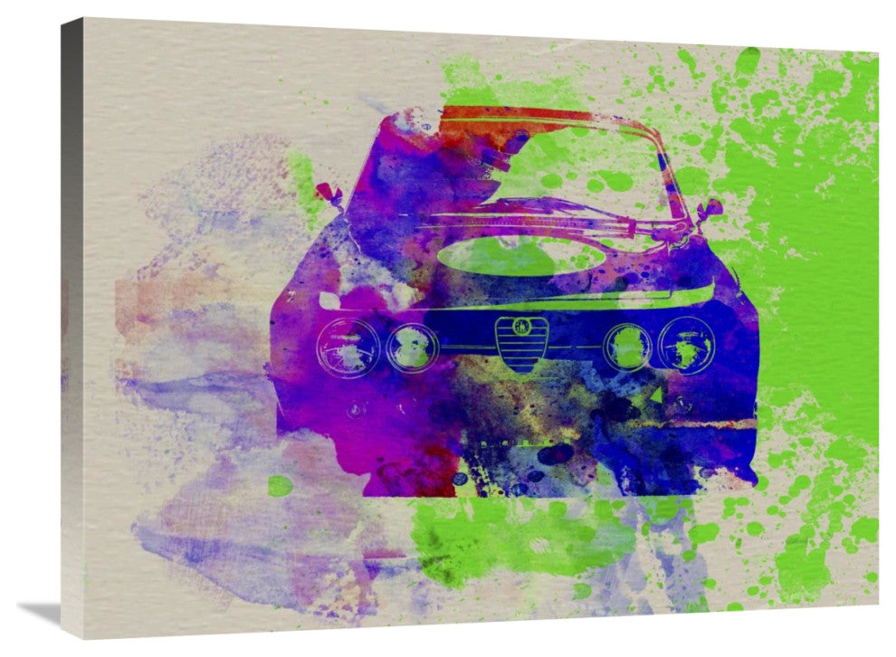 "Alfa Romeo Front Watercolor 1" Fine Art Print