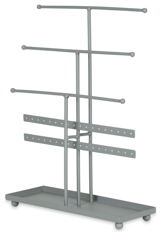 Nickel Matte 3 Tier Jewelry Organizer