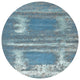 Ahgly Company Indoor Round Mid-Century Modern Area Rugs, 6' Round