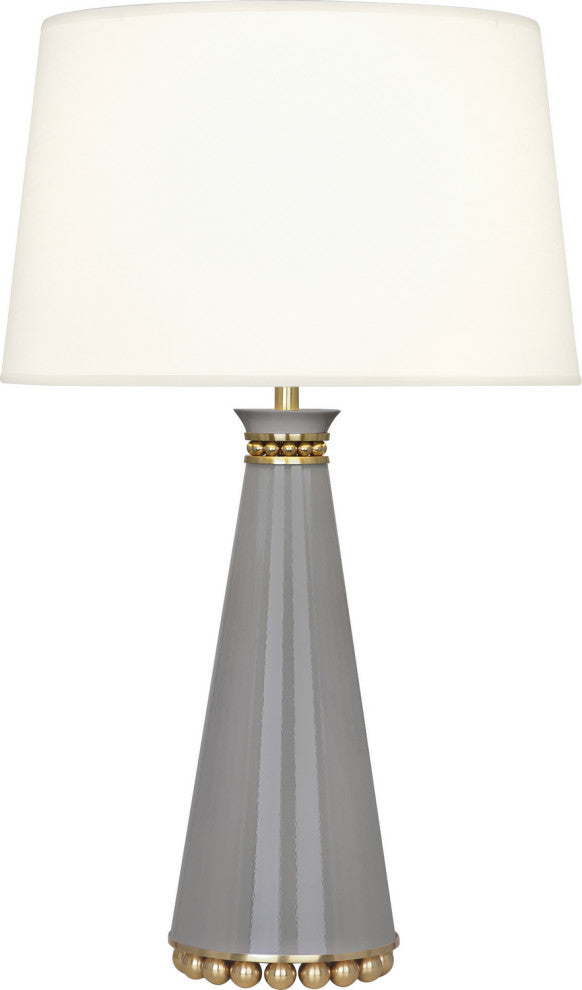 Robert Abbey RA-ST44X 1-Light Table Lamp, Pearl