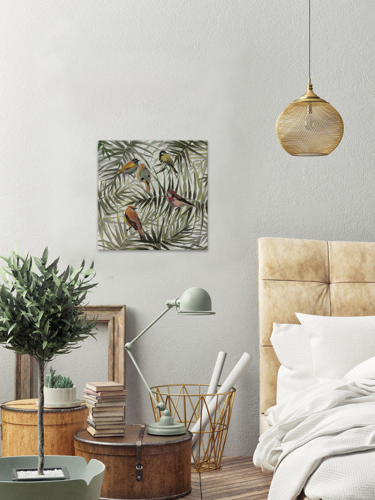 "Beautiful Life Out There" Painting Print on Wrapped Canvas, 48"x48"