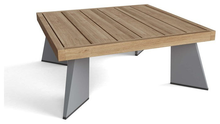 Anderson Teak DS-824 Wooden Oxford Platform Corner Table