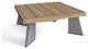 Anderson Teak DS-824 Wooden Oxford Platform Corner Table