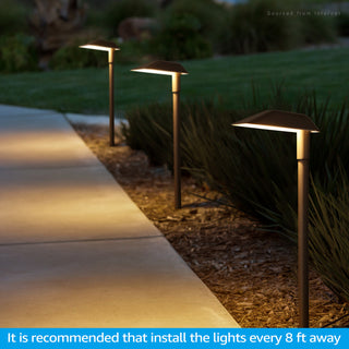 6 Pack 5W Low Voltage LED Landscape Light 3000K Warm White