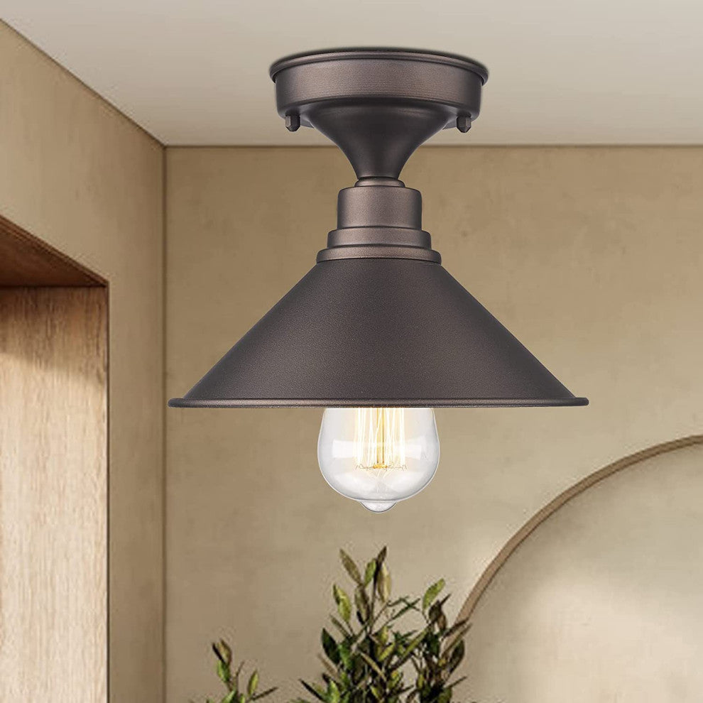 2 Pack, Industrial Ceiling Light Fixture, Farmhouse