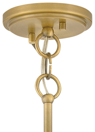 Hinkley Clarke Large Drum Pendant, Lacquered Dark Brass
