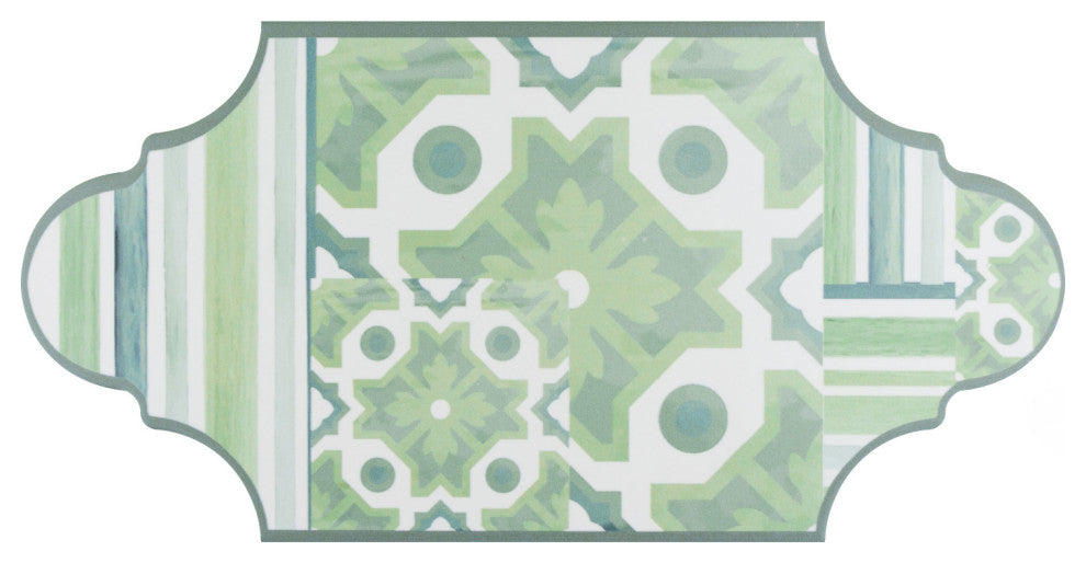 Royal Garden Provenzal Green Porcelain Floor and Wall Tile