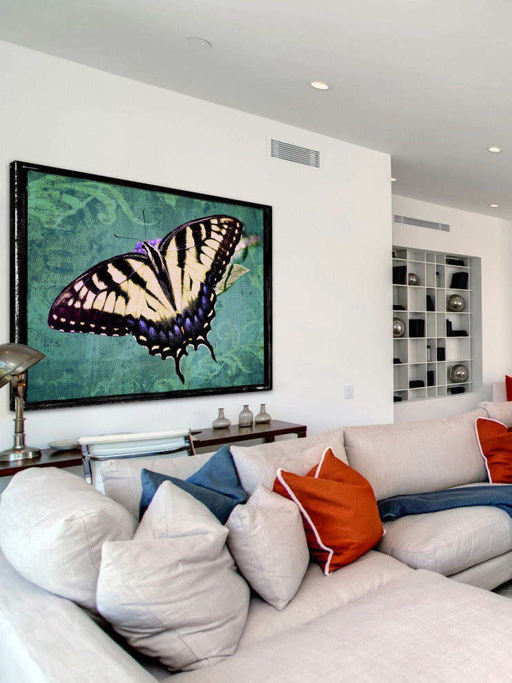 "Sparkling Tiger Swallowtail" Print on Canvas by Robertson