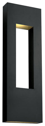 Hinkley Atlantis Extra Large Wall Mount Lantern, Satin Black