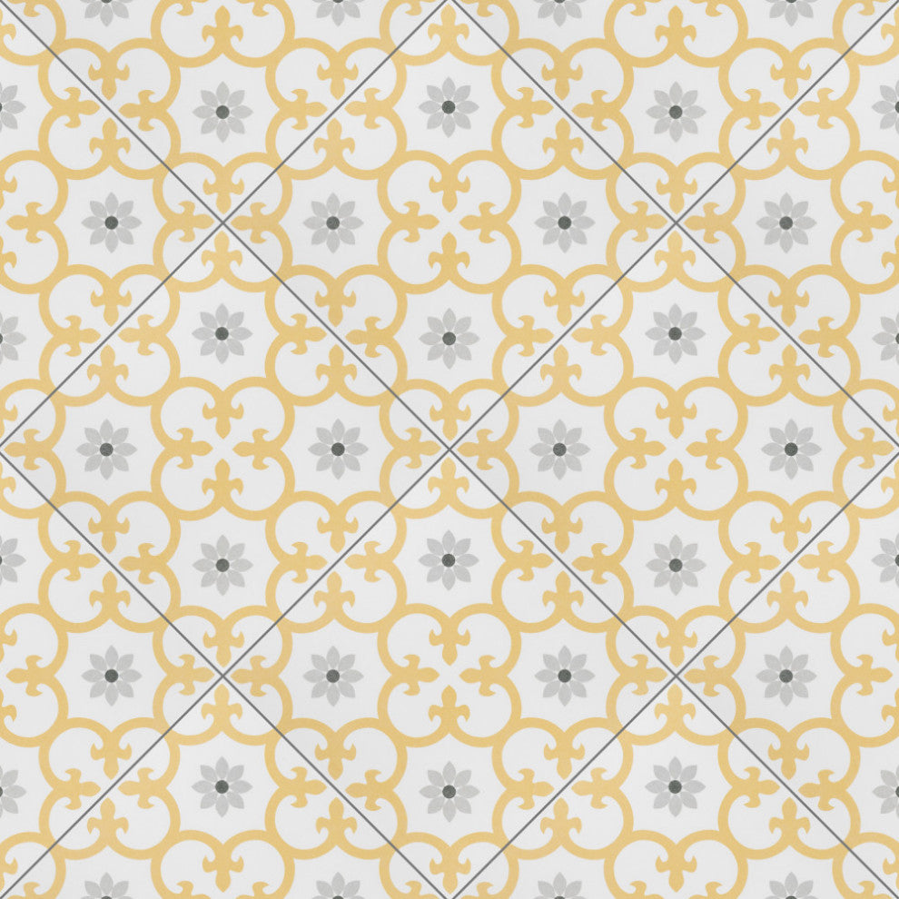 Daria Dandelion Porcelain Floor and Wall Tile