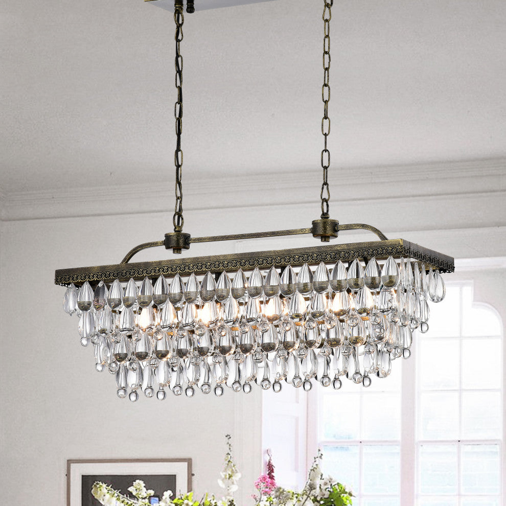 Dagmar 4-Light Crystal Chandelier