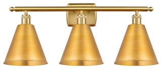 Ballston Cone Bath Vanity Light, Satin Gold, Satin Gold