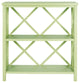 Safavieh Liam 2 Tier Open Bookcase, Split Pea