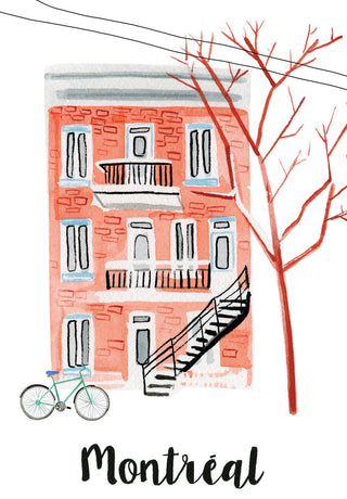"Montreal Apartment" Painting Print on Wrapped Canvas