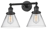 Innovations Lighting 208-Bk-G42 2 Light Bathroom Fixture
