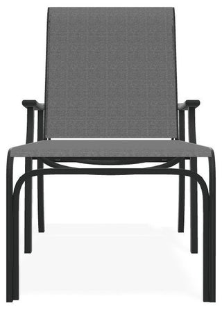 St. Catherine Sling 4-Position Outdoor Chaise Lounge, Titanium/Graphite