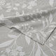 Croscill Home Winslow Botanical Textured Cotton Shower Curtain, Gray