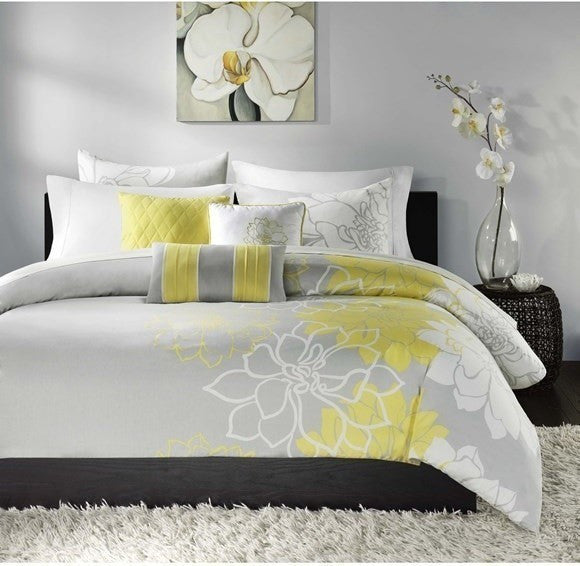 Madison Park Jacquard Printed 6-Piece Set, Queen