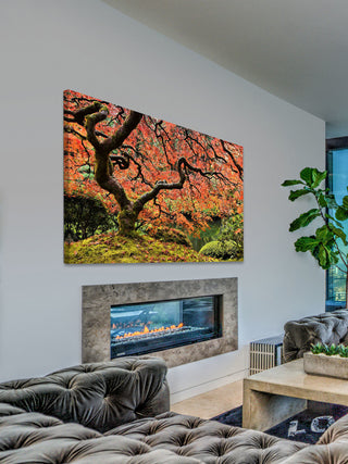 "Autumn Magnificence" Painting Print on Canvas