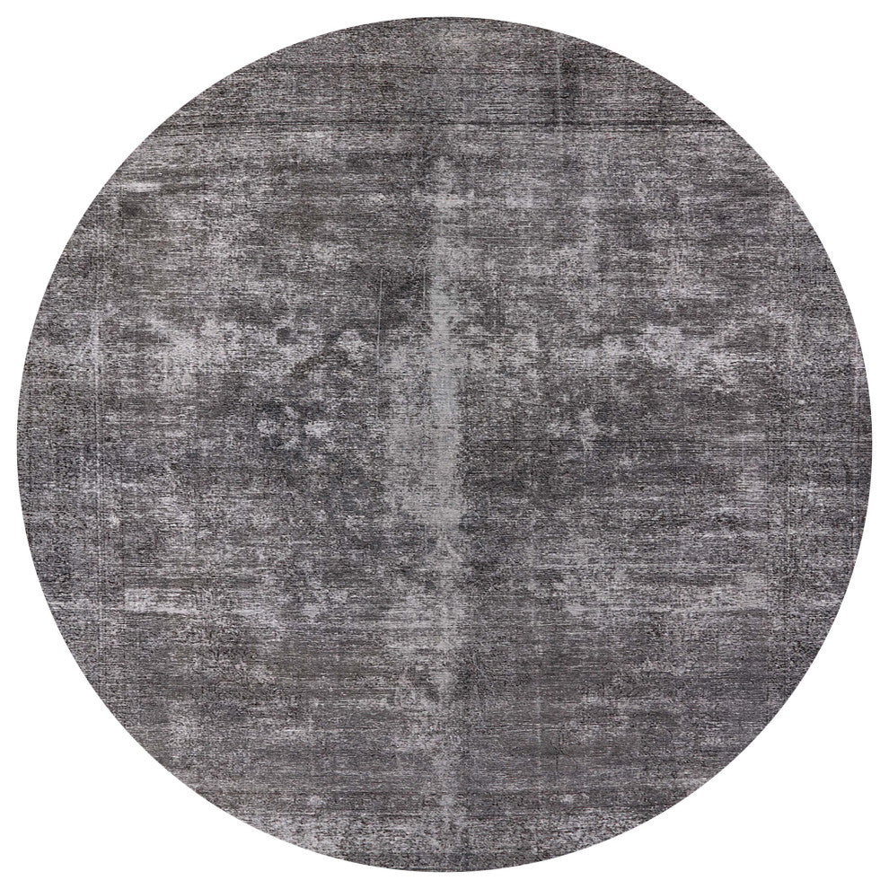Ahgly Company Indoor Round Mid-Century Modern Area Rugs, 5' Round