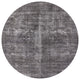Ahgly Company Indoor Round Mid-Century Modern Area Rugs, 5' Round