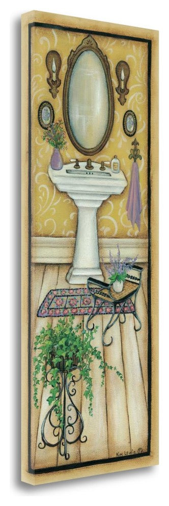 "Purple Sink" By Kim Lewis, Giclee Print on Gallery Wrap Canvas, Ready to Hang