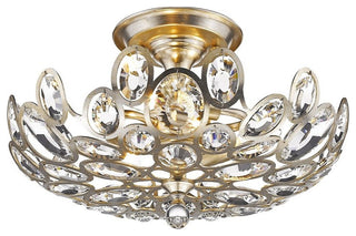 Crystorama 7583-DT, 3 Light Ceiling Mount - Distressed Twilight