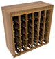 36-Bottle Deluxe Wine Rack,  Redwood, Oak + Satin