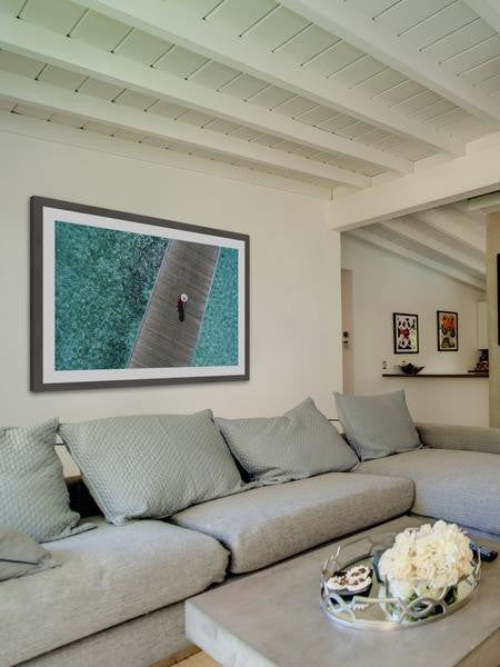 "On the Boardwalk" Framed Painting Print, 18"x12"