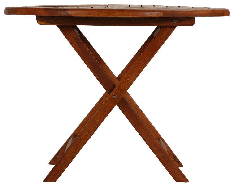 Bare Decor Jessa Indoor or Outdoor Solid Teak Wood Coffee Table 36"x20"