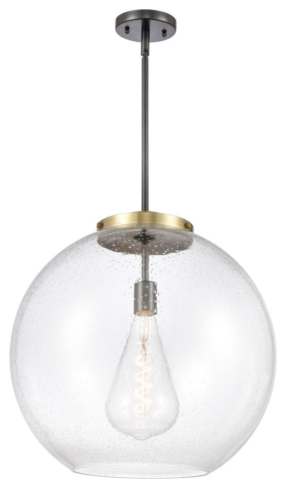 Athens Pendant, Black Antique Brass, Seedy, Seedy
