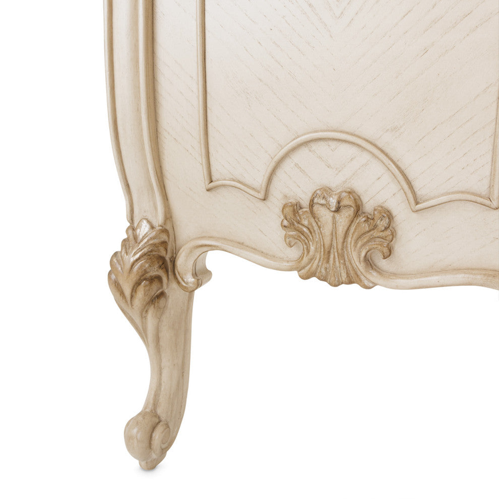 Platine de Royale Velvet Accent Bench - Champagne