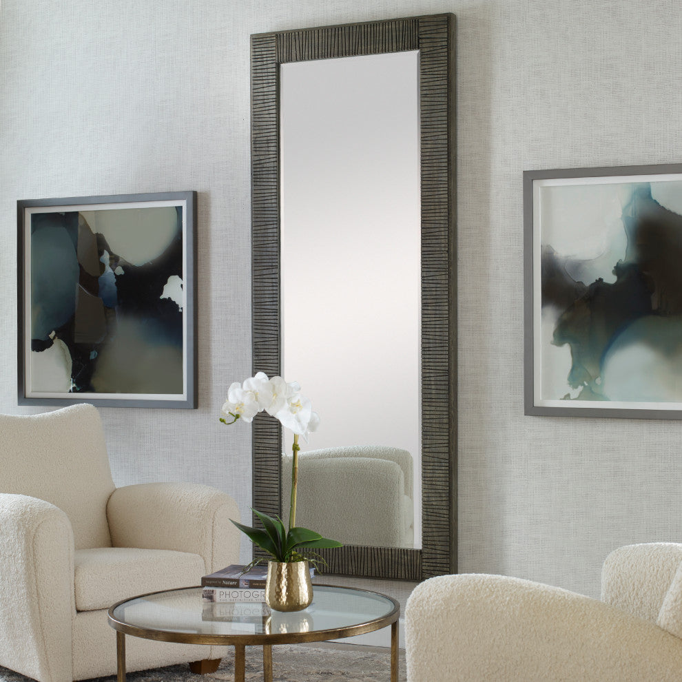 Uttermost UT-9851 Mirror from the Figaro collection, Rustic Wood
