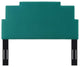 Headboard, King Size, Velvet, Teal Blue, Modern Contemporary, Bedroom Master