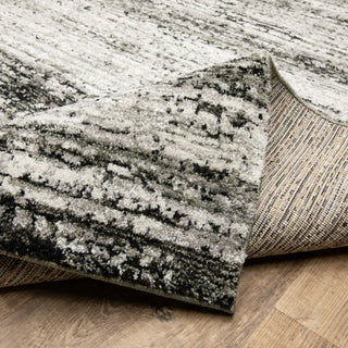 Aegina Shadows Ash/Charcoal Area Rug, 6'7"x9'6"