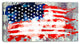"Abstract US Flag" Canvas Painting