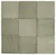French Glazed Ceramic Tile - Blue, Green, White, Grey, Black, Clay, Green