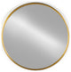26" Round Metal Framed Wall Mirror
