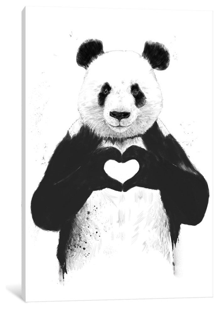 "All You Need Is Love" by Balazs Solti, 40x26x1.5"