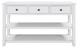 Gewnee Retro Design Console Table With Two Open Shelves
