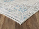 Abani Urbana URB120A Traditional Distressed Ivory and Light Blue Area Rug