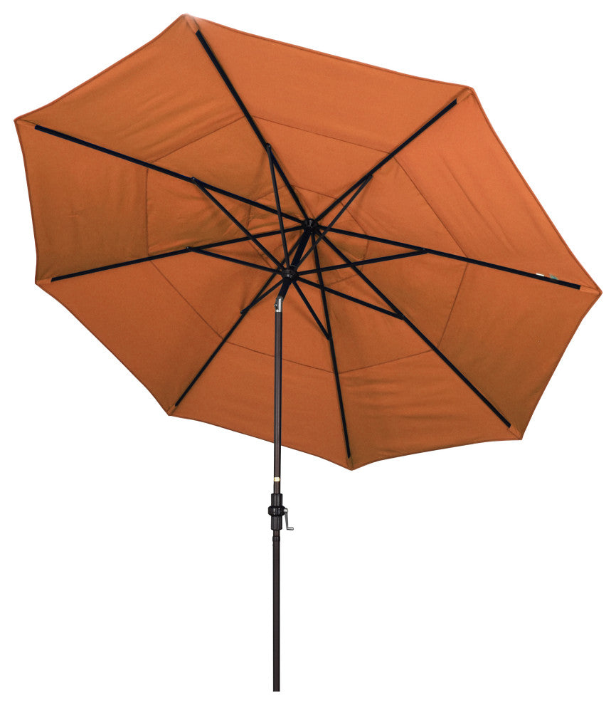 11' Aluminum Umbrella Collar Tilt Bronze, Tuscan