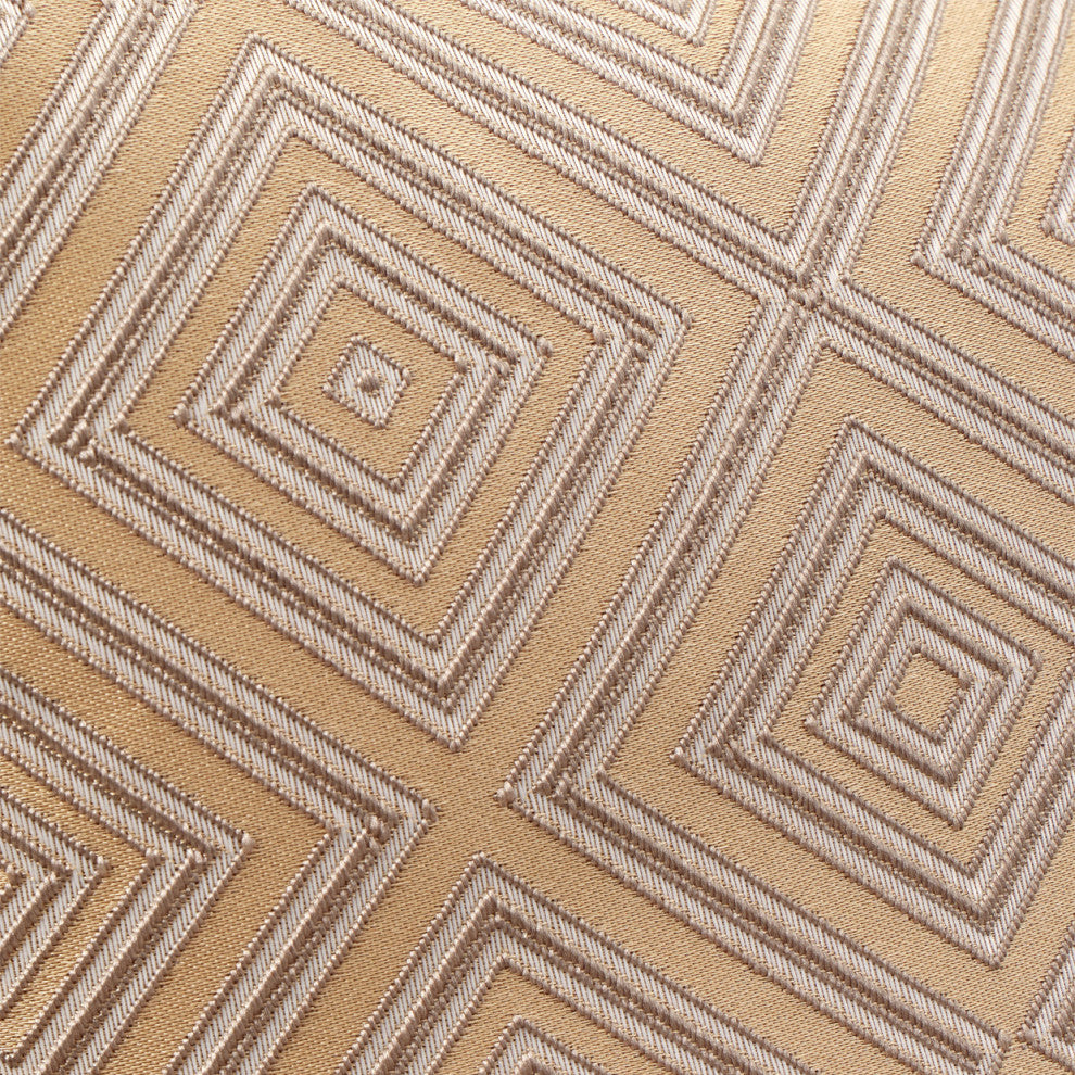 Ariana Velvet Accent Chair, Beige/Gold