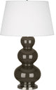 Robert Abbey RA-TE42X 1-Light Table Lamp, Triple Gourd