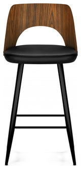 Micah Counter Height Stool, Set of 2, Black