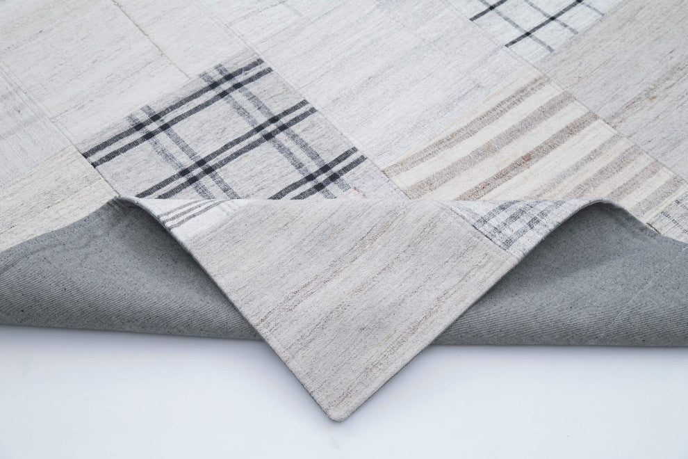 Rug N Carpet - Handmade Oriental 8' 0'' x 10' 0'' Unique Patchwork Kilim Rug